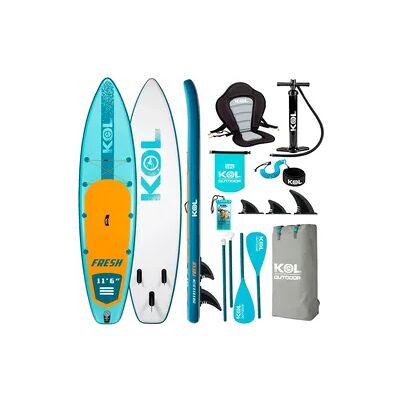 KOL OUTDOOR Aufblasbares SUP Board 11'6" KOL Fresh - Komplett-Set SUP & Kajak 350L KOL OUTDOOR Aufblasbares SUP Board 11'6" KOL Fresh - Komplett-Set SUP & Kajak 350L