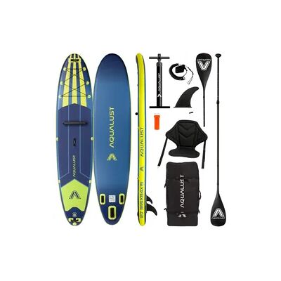AQUALUST 12.0 iSUP Stand Up Paddle Board Set aufblasbar 365cm mit Kajakpaddel & Kajaksitz AQUALUST 12.0 iSUP Stand Up Paddle Board Set aufblasbar 365cm mit Kajakpaddel & Kajaksitz