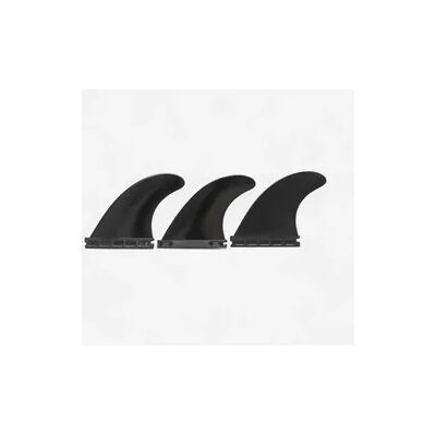 Surfsystem Futures 3er-Set Schwarze Flossen - Surfbrett-Zubehör Surfsystem Futures 3er-Set Schwarze Flossen - Surfbrett-Zubehör