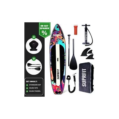 Suprfit SUP Board Set Water Marble inkl. Sitz und Kajak Paddle Suprfit SUP Board Set Water Marble inkl. Sitz und Kajak Paddle