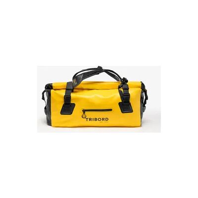 TRIBORD Wasserfeste Reisetasche 80 l gelb/schwarz TRIBORD Wasserfeste Reisetasche 80 l gelb/schwarz