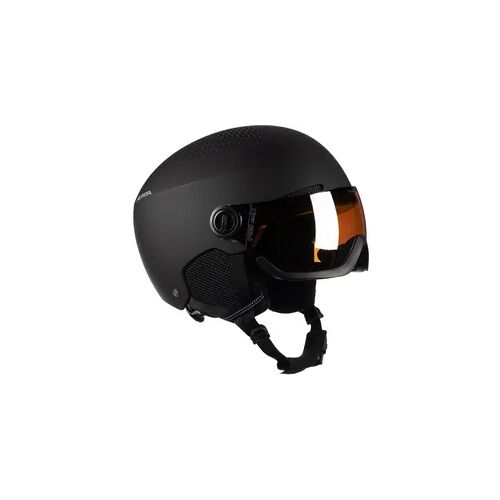 Skihelm Ski Alpina Arber Visor Q Lite Schwarz schwarz 54-58 CM