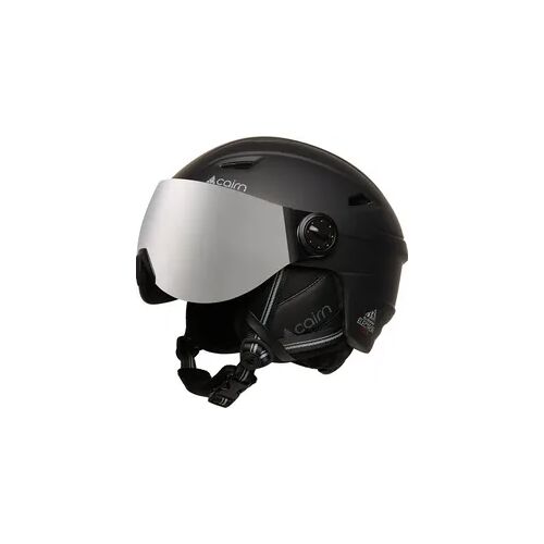Skihelm mit Visier Cairn Electron S3 schwarz 61-62 CM