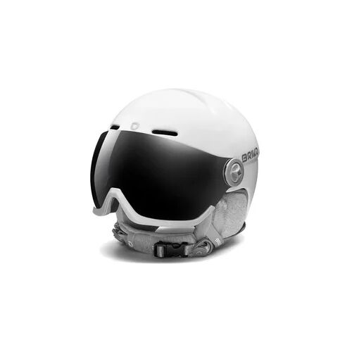 Skihelm mit Visier Weiß Erwachsene Briko Blenda weiß Klein