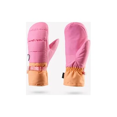 QUECHUA Skihandschuhe Fäustlinge Kinder wasserdicht - 500 orange/rosa QUECHUA Skihandschuhe Fäustlinge Kinder wasserdicht - 500 orange/rosa