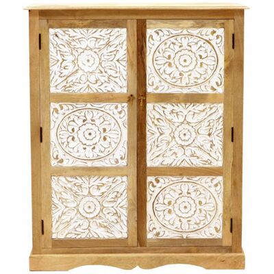LAKSHMI Indischer Mango-Kommode Sita 115x140x45 - Kommode LAKSHMI Indischer Mango-Kommode Sita 115x140x45 - Kommode