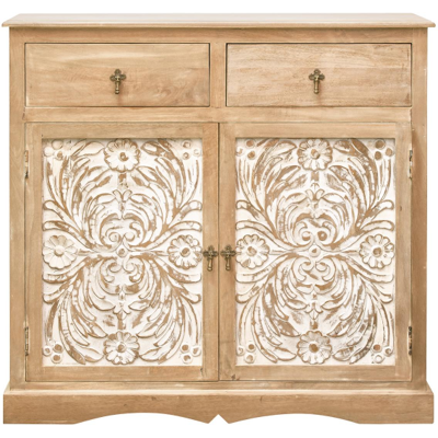 LAKSHMI-indisches-moebelhaus.de Kommode Sita 90x90x45 aus indischem Mango-Massivholz LAKSHMI-indisches-moebelhaus.de Kommode Sita 90x90x45 aus indischem Mango-Massivholz