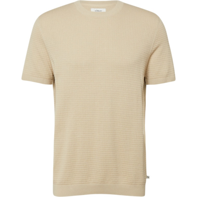 S.oliver Herren T-Shirt 2175904 - Beige - male - XXL S.oliver Herren T-Shirt 2175904 - Beige - male - XXL