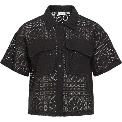 Vila Damen Bluse 14114089 - black beauty - female - M Vila Damen Bluse 14114089 - black beauty - female - M