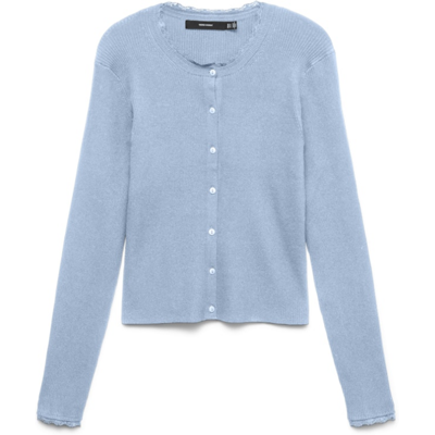 Vero Moda Damen Langarmshirt 10346457 - Cashmere Blue - female - M Vero Moda Damen Langarmshirt 10346457 - Cashmere Blue - female - M