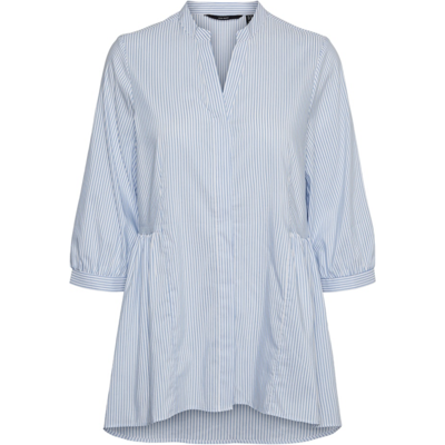 Vero Moda Damen Bluse 10248641 - Snow White-CASHMERE BLUE - female - XS Vero Moda Damen Bluse 10248641 - Snow White-CASHMERE BLUE - female - XS