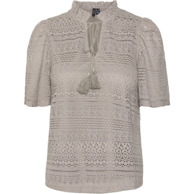 Vero Moda Damen Bluse 10309263 - moon rock - female - S Vero Moda Damen Bluse 10309263 - moon rock - female - S