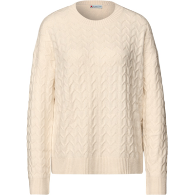 Street One Damen Pullover A303300 - soft beige - female - 42 Street One Damen Pullover A303300 - soft beige - female - 42