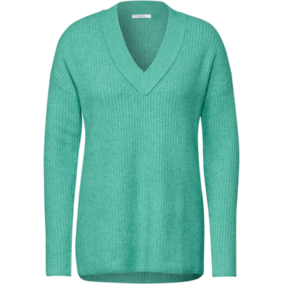 Cecil Damen Pullover B303029 - aventurine green melange - female - M Cecil Damen Pullover B303029 - aventurine green melange - female - M