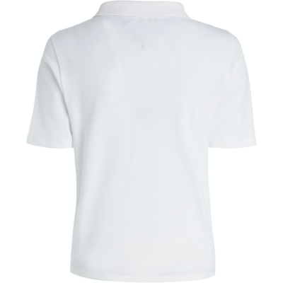 Tommy Hilfiger Damen Poloshirt Ww0ww37820 - ecru - female - L Tommy Hilfiger Damen Poloshirt Ww0ww37820 - ecru - female - L