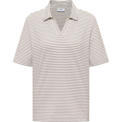 Cecil Damen Poloshirt B325031 - sweet grape red - female - L Cecil Damen Poloshirt B325031 - sweet grape red - female - L