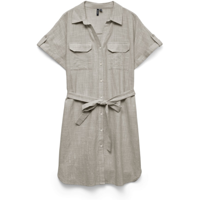 Vero Moda Damen Kleid 10346681 - Silver Lining - female - M Vero Moda Damen Kleid 10346681 - Silver Lining - female - M