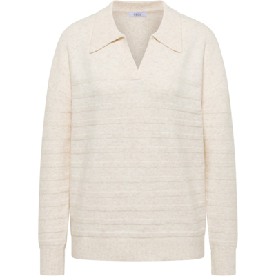 Cecil Damen Pullover B303454 - oat milk beige melange - female - XL Cecil Damen Pullover B303454 - oat milk beige melange - female - XL