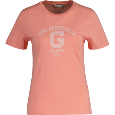 Gant Damen T-Shirt 4200849 - peachy pink - female - L Gant Damen T-Shirt 4200849 - peachy pink - female - L