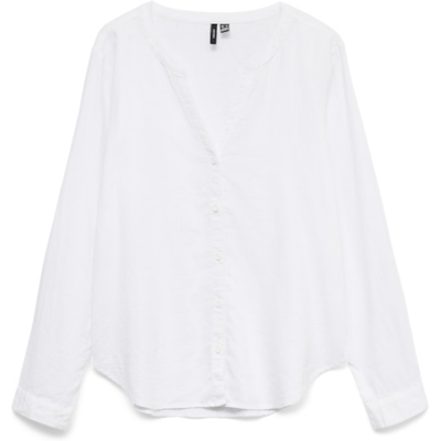 Vero Moda Damen Bluse 10323030 - Snow White - female - L Vero Moda Damen Bluse 10323030 - Snow White - female - L