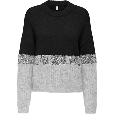 Only Damen Pullover 15358399 - Black - female - M Only Damen Pullover 15358399 - Black - female - M