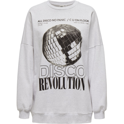 Only Damen Pullover 15333541 - Light Grey Melange - female - M Only Damen Pullover 15333541 - Light Grey Melange - female - M