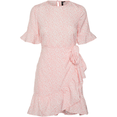 Vero Moda Damen Kleid 10266073 - geranium pink - female - S Vero Moda Damen Kleid 10266073 - geranium pink - female - S