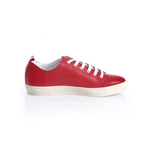 alba moda Sneaker aus Rindsleder rot 36