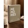 KAILA MEMORIES Grey/White - Coffee Table Photo Album (60 Schwarze Seiten)