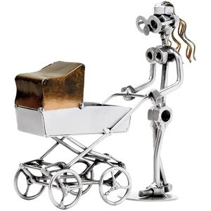 Hinz & Kunst Schraubenmännchen Frau mit Kinderwagen