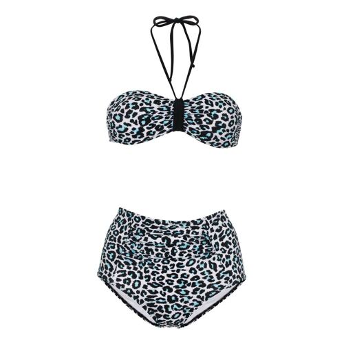 Madeleine Retro-Bikini im Leoparden-Look multicolor 34B