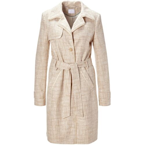 Madeleine Eleganter Trench wollweiß / sand 42