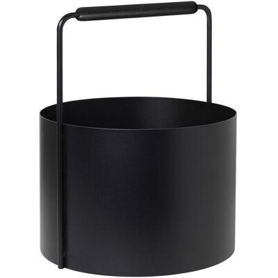 blomus Holzkorb -ASHI-; 37x35x45 cm (LxBxH); schwarz blomus Holzkorb -ASHI-; 37x35x45 cm (LxBxH); schwarz