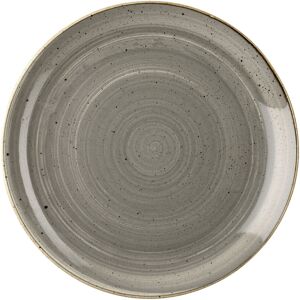 Churchill Teller flach Stonecast Peppercorn Coupe; 28.8 cm (Ø); grau/braun; rund; 12 Stück / Pack Churchill Teller flach Stonecast Peppercorn Coupe; 28.8 cm (Ø); grau/braun; rund; 12 Stück / Pack
