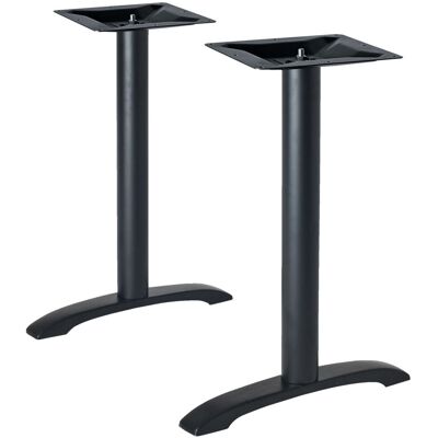 Vega Modell 54x6x72 cm - Rechteckig/Tischbasis - Schwarz Vega Modell 54x6x72 cm - Rechteckig/Tischbasis - Schwarz