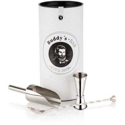 Buddy’s Bar Gin Tonic Set BASIC; silber Buddy’s Bar Gin Tonic Set BASIC; silber