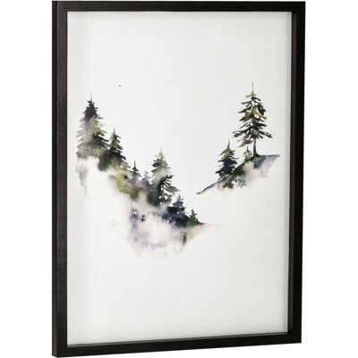 Wandbild Amila; 30x40 cm (LxH); schwarz/grün/weiß Wandbild Amila; 30x40 cm (LxH); schwarz/grün/weiß