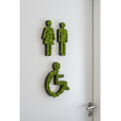 styleGREEN Piktogramm: Toiletten-Schild Rollstuhl 25cm; 25x23 cm (LxB); grün styleGREEN Piktogramm: Toiletten-Schild Rollstuhl 25cm; 25x23 cm (LxB); grün
