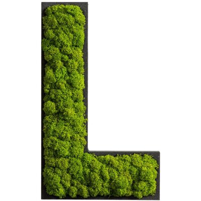 styleGREEN Piktogramm Buchstabe Islandmoos; 25x15 cm (LxB); grün; Prägung L styleGREEN Piktogramm Buchstabe Islandmoos; 25x15 cm (LxB); grün; Prägung L