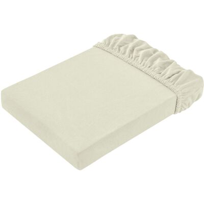 ERWIN M. Champagner Beige Jersey Spannbetttuch - Bettwäsche ERWIN M. Champagner Beige Jersey Spannbetttuch - Bettwäsche