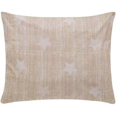 ERWIN M. Kissenbezug Stern; 60x80 cm (LxB); taupe; 2 Stück / Pack ERWIN M. Kissenbezug Stern; 60x80 cm (LxB); taupe; 2 Stück / Pack
