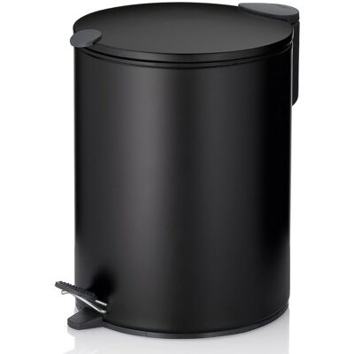 kela Kosmetikeimer Mats Metall Sil. Close; 5 l, 20.5x27 cm (ØxH); schwarz kela Kosmetikeimer Mats Metall Sil. Close; 5 l, 20.5x27 cm (ØxH); schwarz