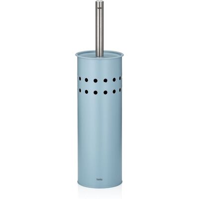 kela Wc-Garnitur Leo Metall altrosa 37,5cm 9,5cmØ; 9.5x37.5 cm (ØxH); blau kela Wc-Garnitur Leo Metall altrosa 37,5cm 9,5cmØ; 9.5x37.5 cm (ØxH); blau