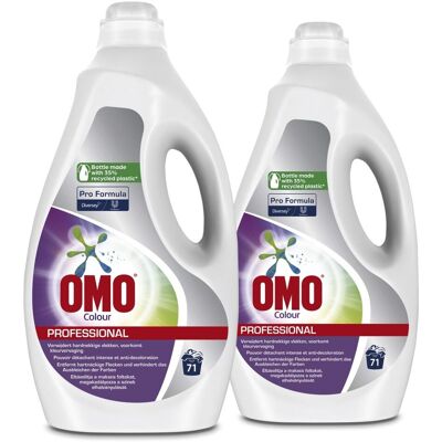 Diversey Omo Professional Colour flüssig, Universelles Flüssigwaschmittel für Buntwäsche; 5 l; blau; 2 Stück / Pack Diversey Omo Professional Colour flüssig, Universelles Flüssigwaschmittel für Buntwäsche; 5 l; blau; 2 Stück / Pack