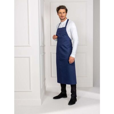 Le Nouveau Chef Kochschürze Peter ; 100x110 cm (LxB); blau Le Nouveau Chef Kochschürze Peter ; 100x110 cm (LxB); blau
