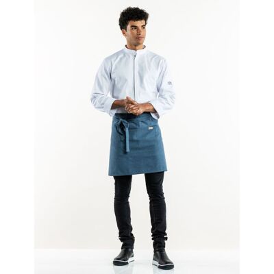 Chaud Devant Bistroschürze Sereno Blue Melee W90 – L45; 45x90 cm (LxB); blau meliert Chaud Devant Bistroschürze Sereno Blue Melee W90 – L45; 45x90 cm (LxB); blau meliert