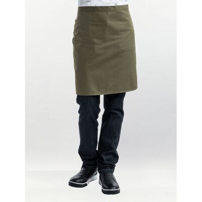 Chaud Devant Bistroschürze 1–Pocket Dark Olive W75 – L35; 35x75 cm (LxB); oliv Chaud Devant Bistroschürze 1–Pocket Dark Olive W75 – L35; 35x75 cm (LxB); oliv