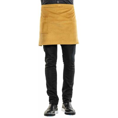 Chaud Devant Bistroschürze Yellow Velvet W80–L45; 45x80 cm (LxB); senf Chaud Devant Bistroschürze Yellow Velvet W80–L45; 45x80 cm (LxB); senf