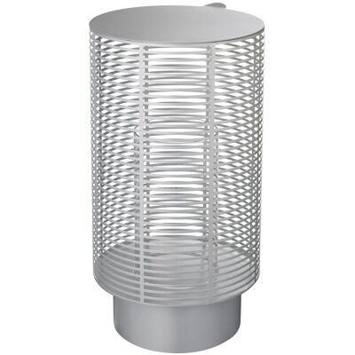 blomus Outdoor Laterne -OLEA-; 26x26x48x26 cm (LxBxHxØ); grau blomus Outdoor Laterne -OLEA-; 26x26x48x26 cm (LxBxHxØ); grau