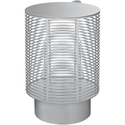 blomus Outdoor Laterne -OLEA-; 26x26x37.5x26 cm (LxBxHxØ); silber blomus Outdoor Laterne -OLEA-; 26x26x37.5x26 cm (LxBxHxØ); silber